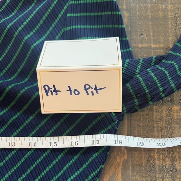 Anthropologie Maeve Flores striped midi dress size XL / nwot - Picture 12 of 14